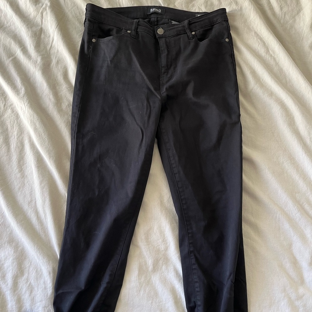 Buffalo David Bitton Women's Black Straight Leg Jeans